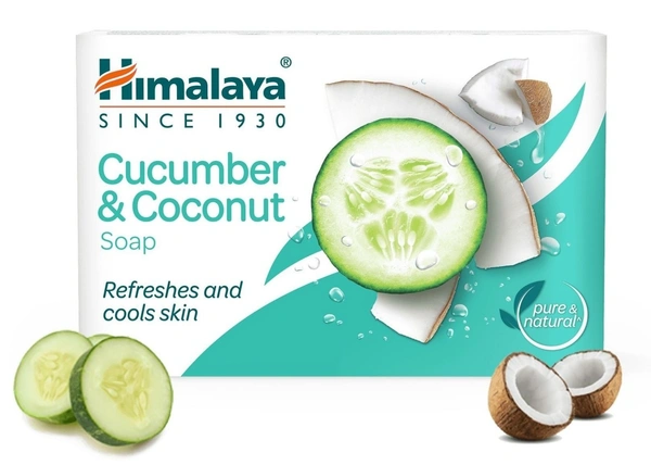 Himalaya Cucumber And Coconut Bathing Soap, 75g