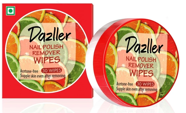 Eyetex Dazller Nail Polish Remover Wipes (30 Wipes), 1 pcs