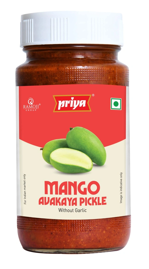 Priya Mango Avakaya Pickle Without Garlic, 300g