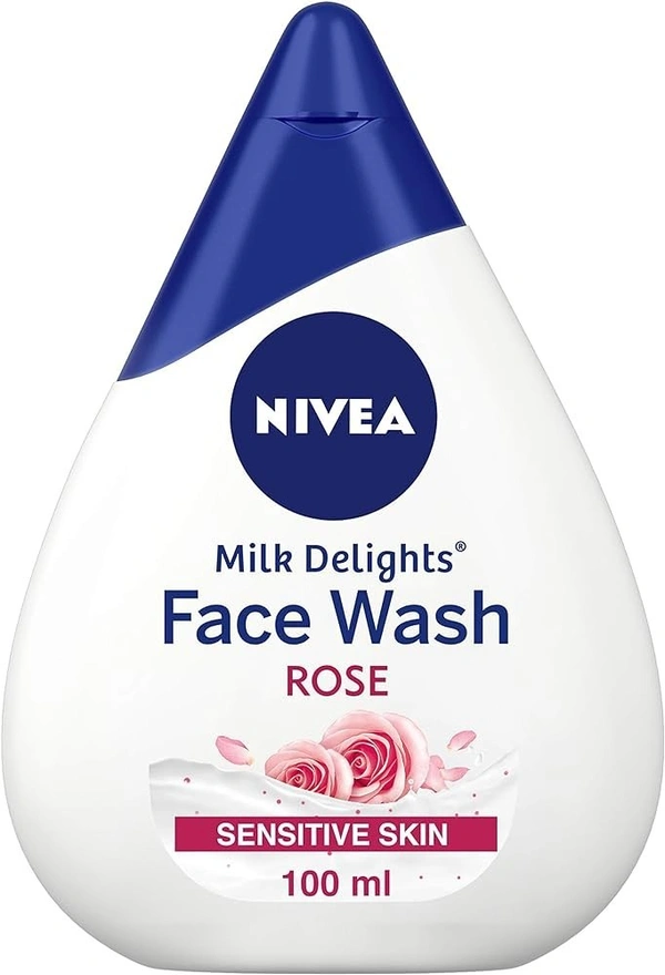 Nivea Milk Delight Face Wash Rose, 100ml