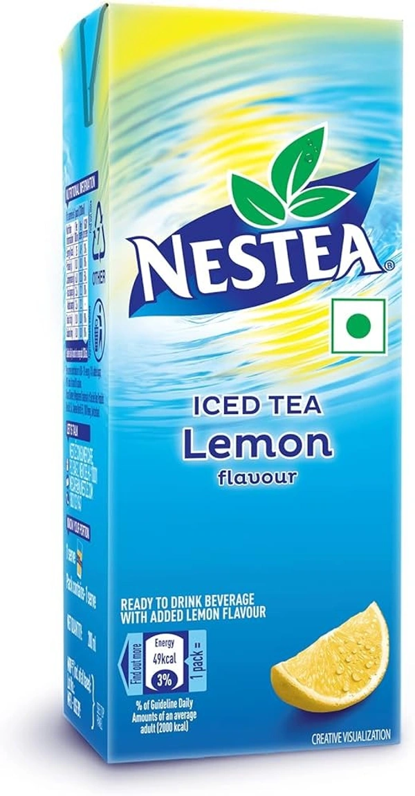 Nestea Ready - to - Drink Iced Tea, Lemon Flavour - 200ml Tetra Pack