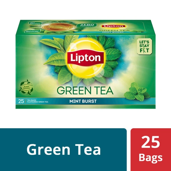 Lipton Green Tea Mint Burst, 25 Bags