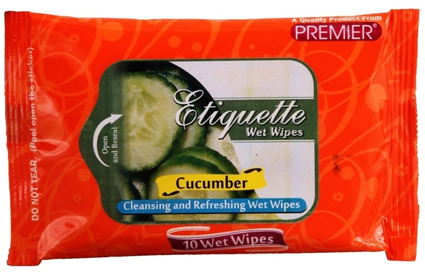 Etiquette Wet Wipes, 10 wipes