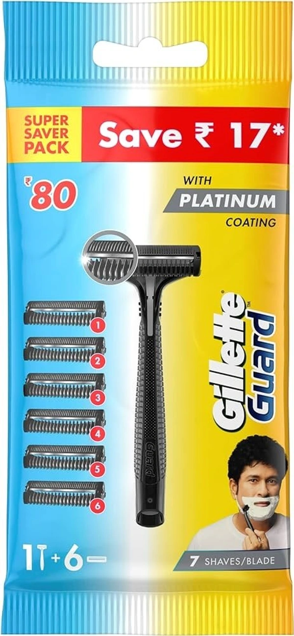 Gillette Guard Razor Coated Blades 6 pcs