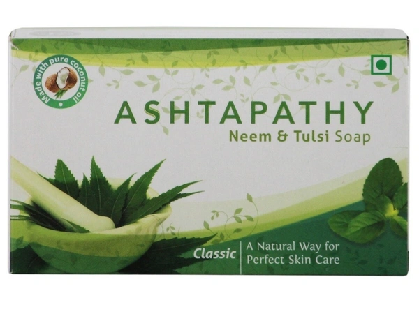 Ashtapathy Neem/Tulsi Soap (4+1 Free), 75g