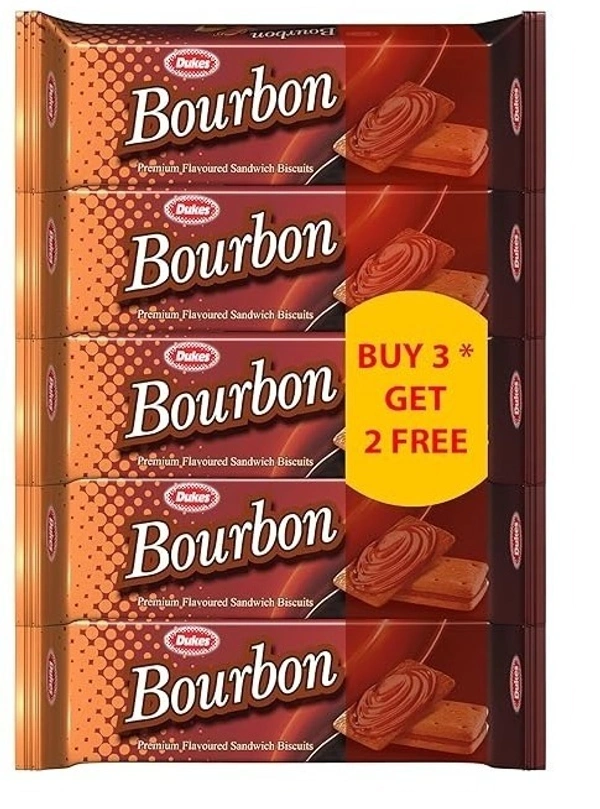 Dukes Biscuits Bourbone Combo Buy 3X150g Get 2 Free), 750g