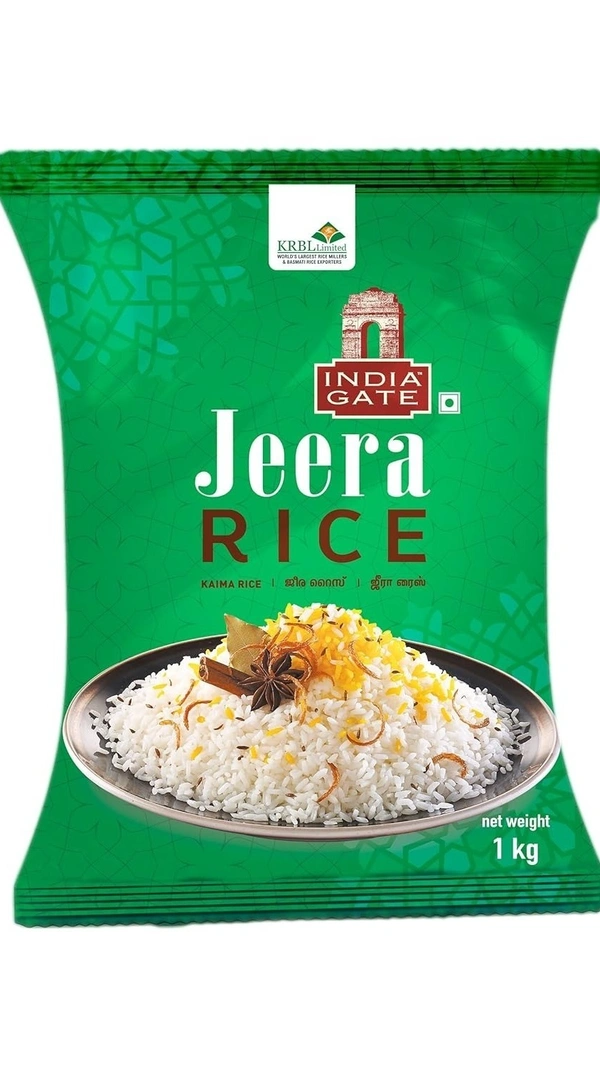 India Gate Jeera Rice Green, 1 kg