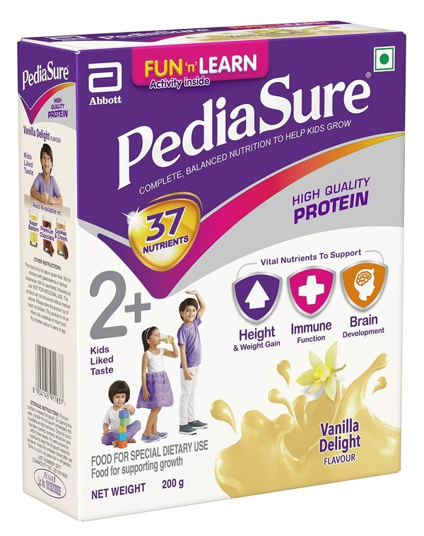 Pedia Sure Vanilla Delight Flavour 200g, Carton