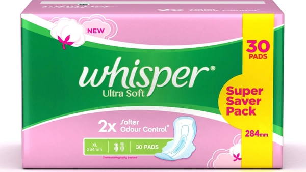Whisper Ultra Soft XL (30 Pads)