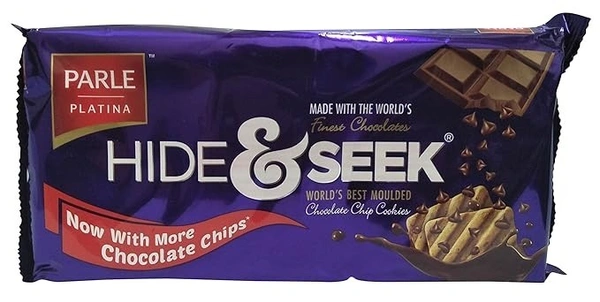 Parle Platina Hide& Seek Chocolate Chips Cookies, 350g