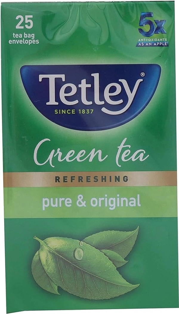 Tetley Refreshing Pure & Original Green Tea, 25 Bags
