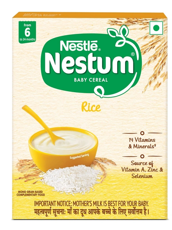 Nestle Nestum Baby Cereal Rice, 300g
