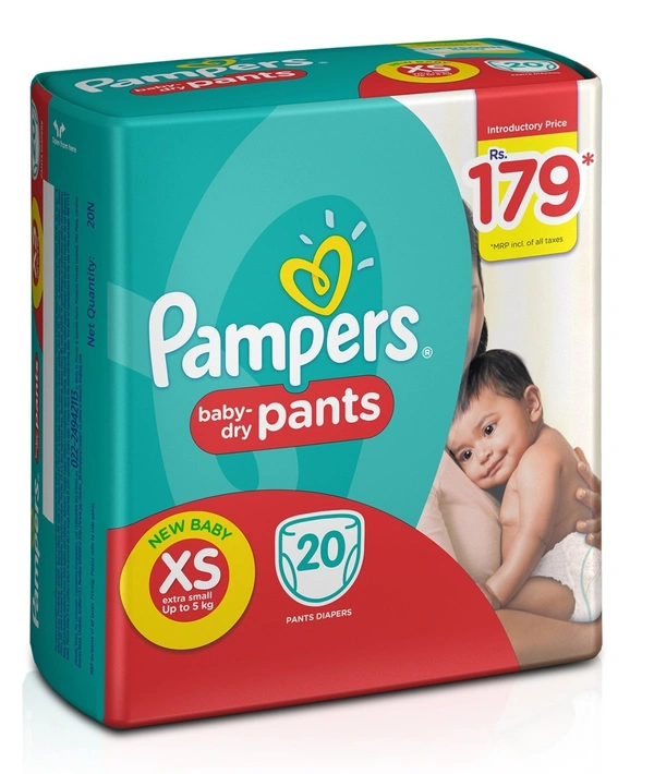 Pampers Baby Dry Pants Extra Small, 20 pants