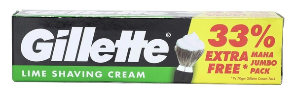 Gillette Shaving Cream Lime 33% Extra, 93g