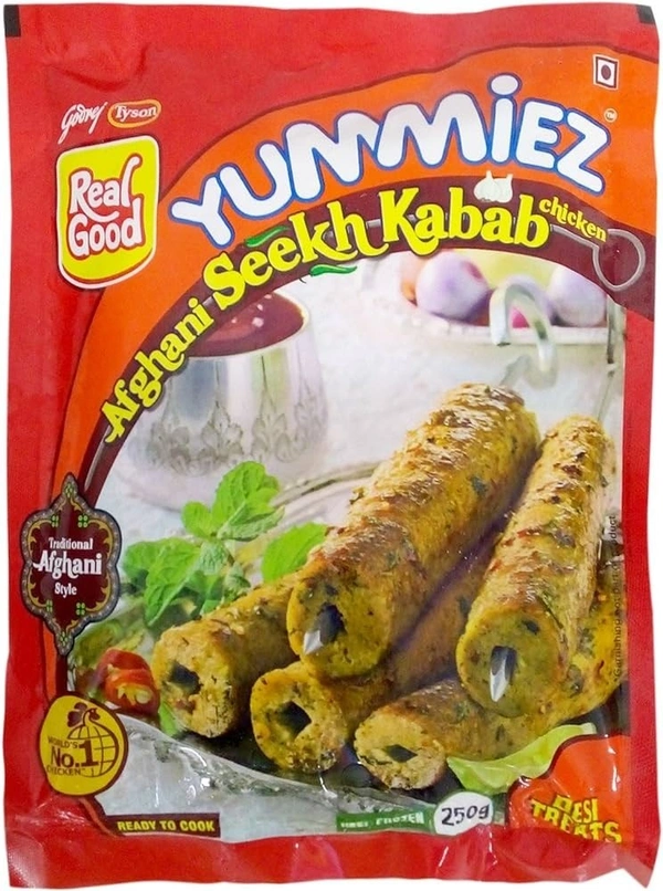 Yummiez Seekh Kabab Chicken, 250g