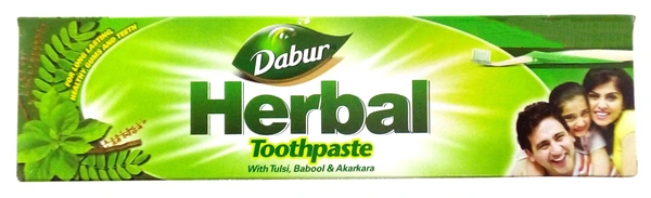 Dabur Herbal with Tulsi Babul& Akarkara Toothpaste , 200g