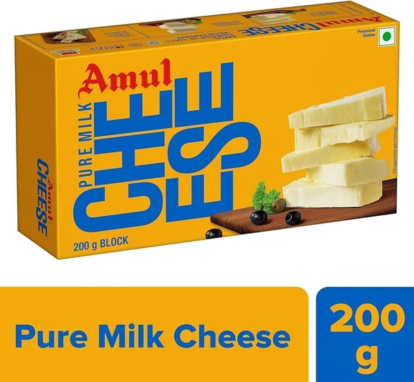 Amul Cheese Processed Block - 200g