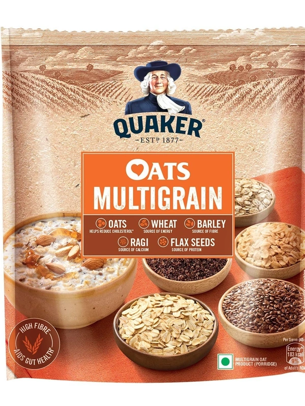 Quaker Oats Plus Multigrains Advantage Pouch, 600g