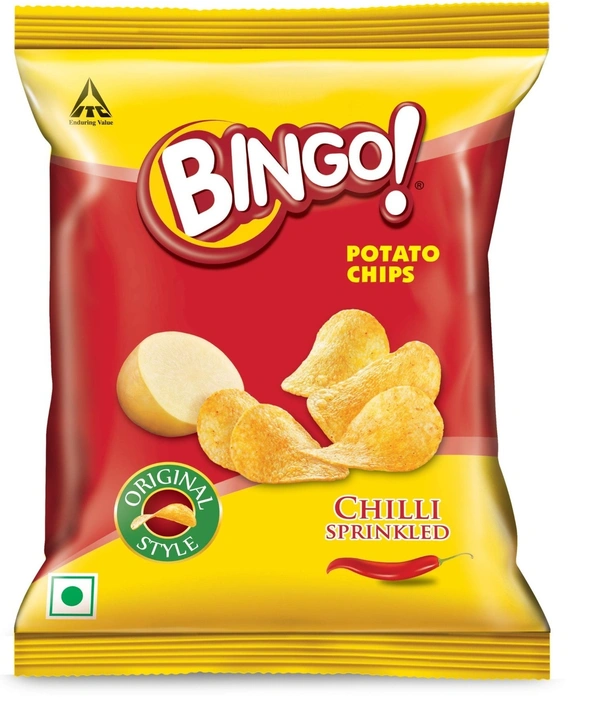Bingo Potato Chips Chilly Sprinkled, 52g