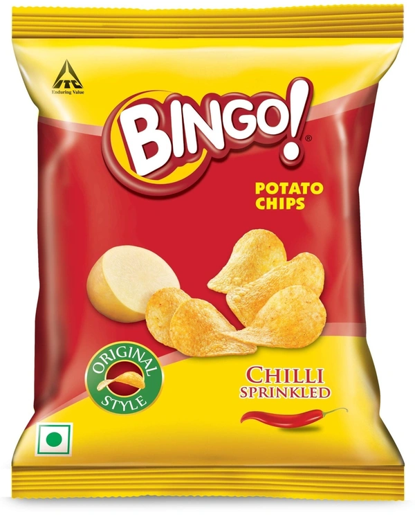 Bingo Potato Chips Chilly Sprinkled , 22g