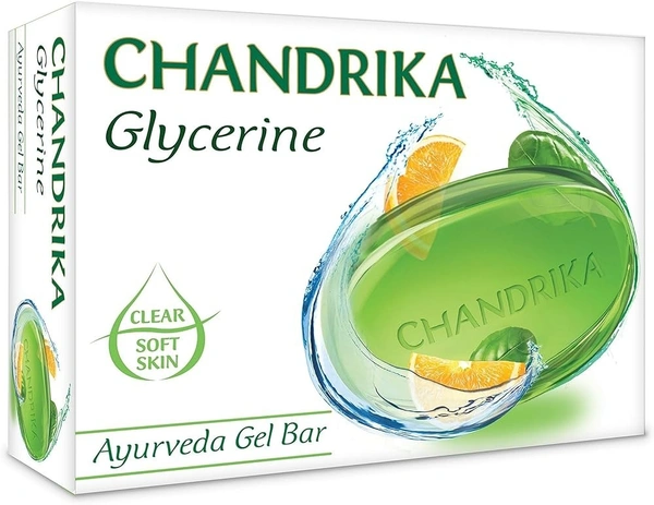 Chandrika Glycerine Ayurveda Gel Bar, 125g