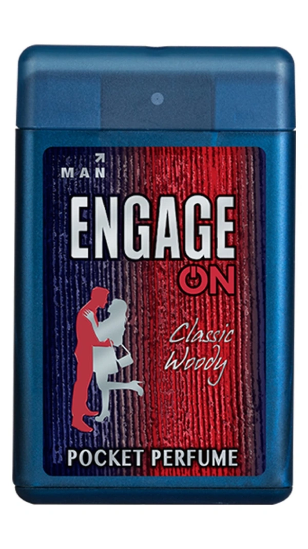 Engage On Men Assorted Classic Woody (Pocket Perfume), 110.4ml