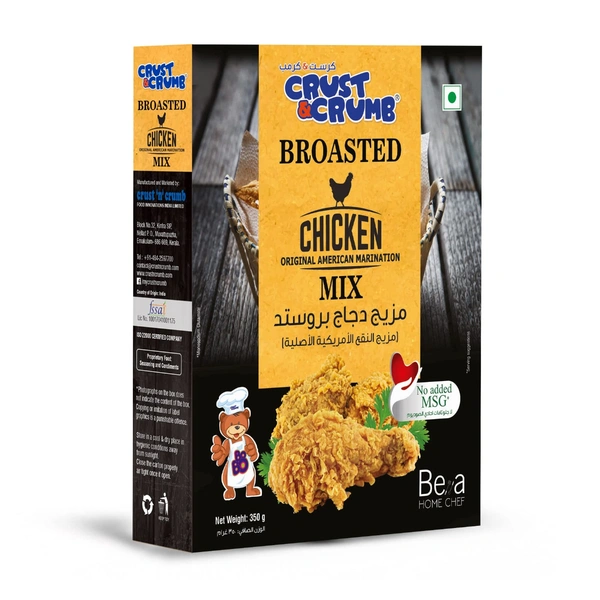 Crust & Crumb Broasted Chicken American Marination Mix Orginal, 350g
