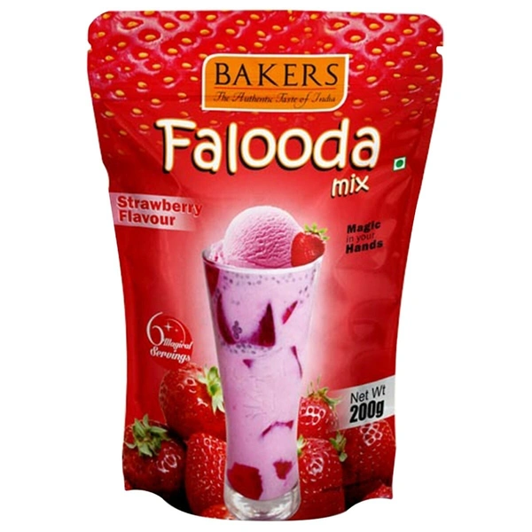 Bakers Falooda Mix Strawberry Flavour, 200g