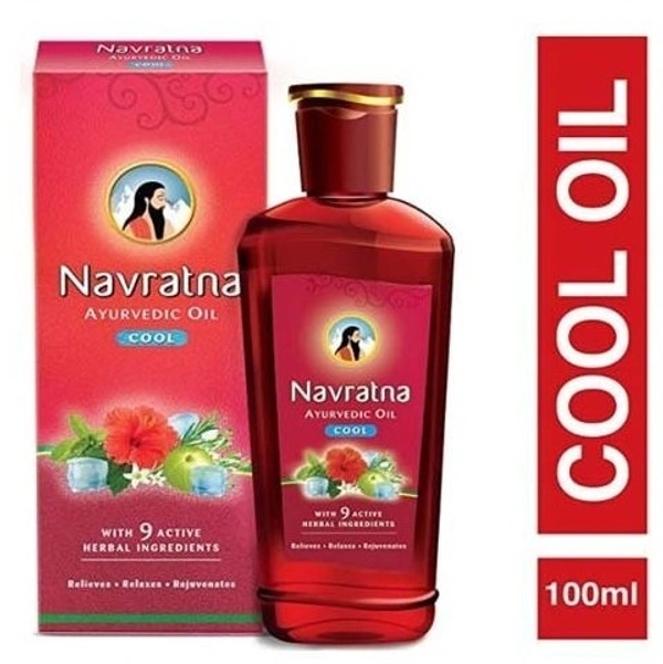 Navaratna Ayurvedic Oil Cool, 100ml