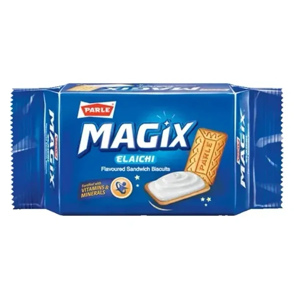 Parle Magix Elaichi Flavoured Sandwich Biscuit, 60g