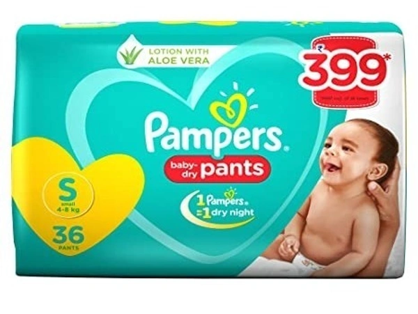 Pampers Baby Dry Pants Small (36 Pants), 36 pants