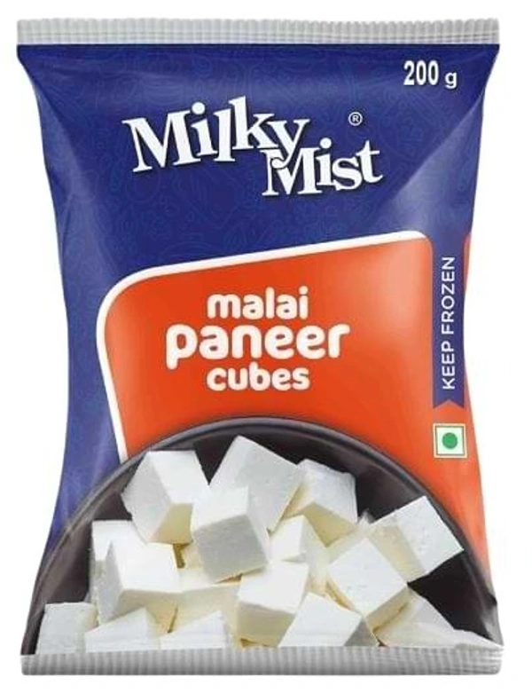 Milky Mist Paneer Cubes Frozen - 200g