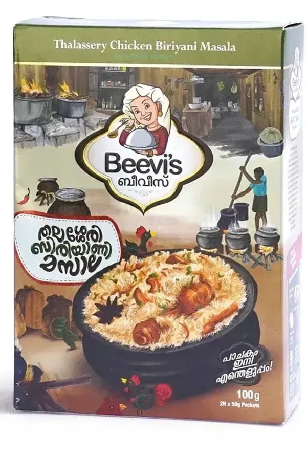 Beevis Thalassery Chicken Curry, 100g