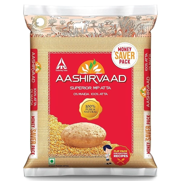 Aashirvaad Superior MP Atta Packet, 5 kg