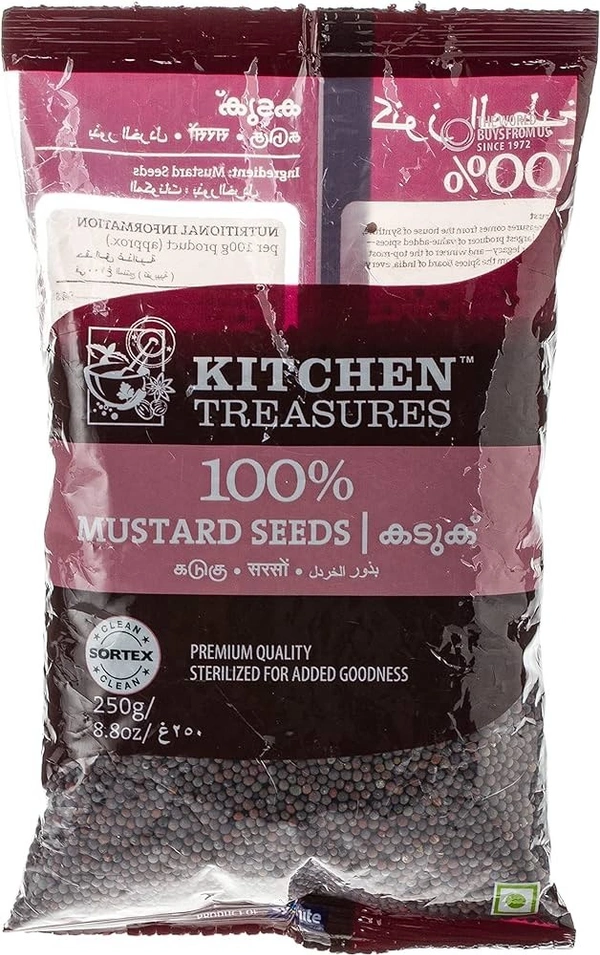 Kitchen Treasures Mustard Seeds, 100g
