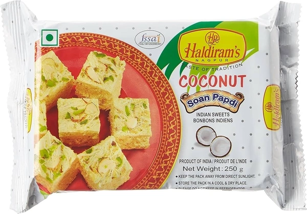 Haldiram's Soan Papdi Coconut, 250g