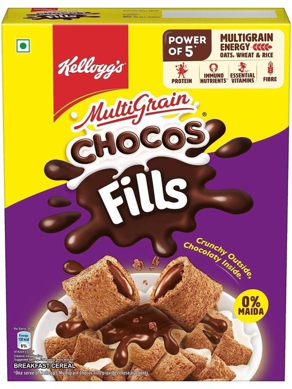 Kellogg's Chocos Fills Multigrain Chocolaty Bites, 250g