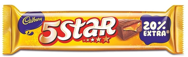 Cadbury 5 Star Nutty Chocolate Bar, 19g