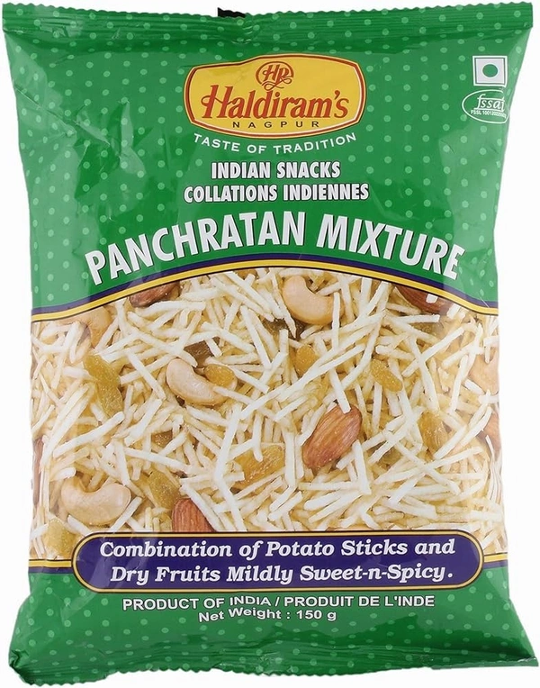 Haldiram's Indian Snacks Panchratan Mixture, 150g