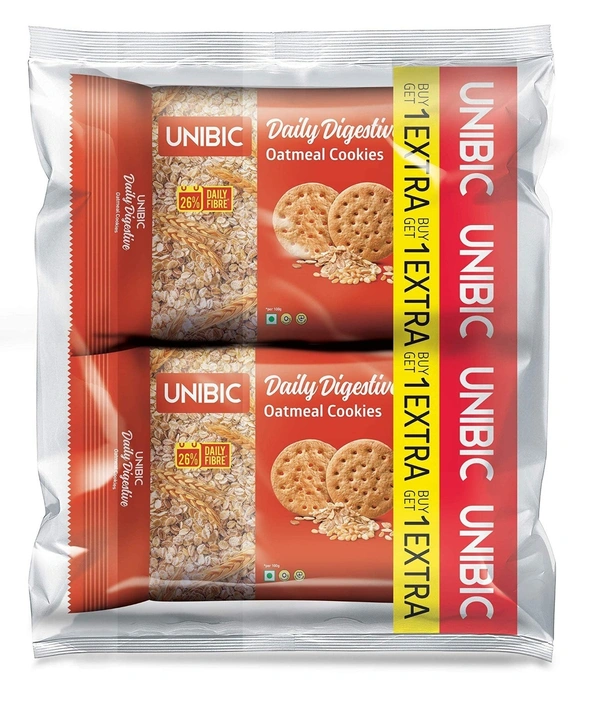 Unibic Oatmeal Digestive Cookies (Pack of 2) Pack, 300g
