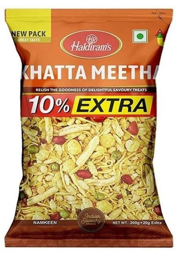 Haldiram's Indian Snacks Khatta Meetha, 400g