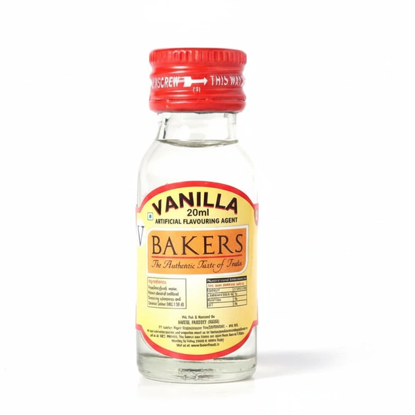 Bakers Artificial Flavoring Agent - Vanilla, 100ml
