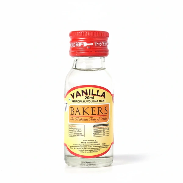Bakers Artificial Flavoring Agent - Vanilla, 20ml