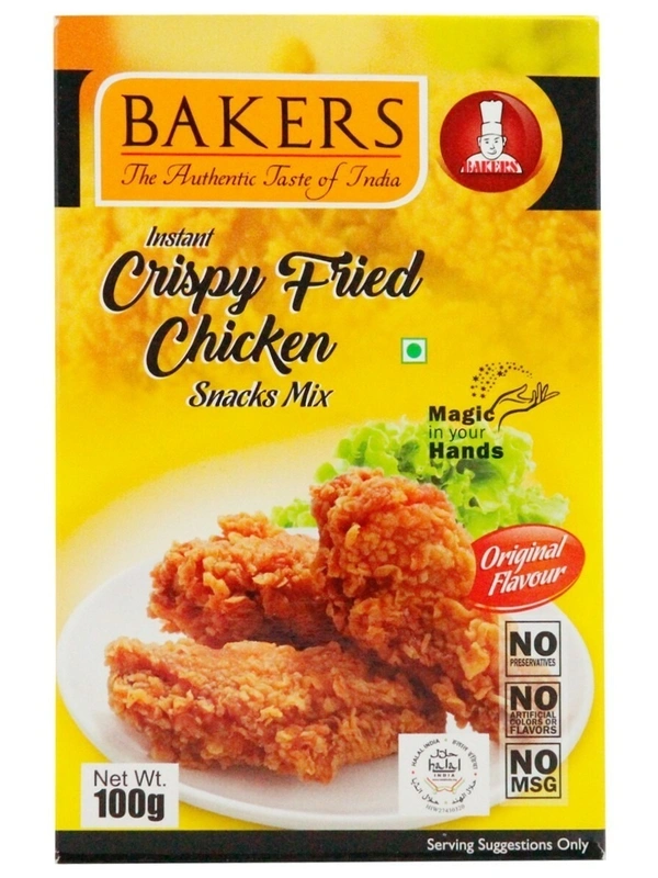 Bakers Instant Crispy Fried Chicken Mix, 100g