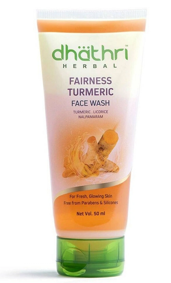 Dhathri Face Wash Fairness Turmeric, 50ml