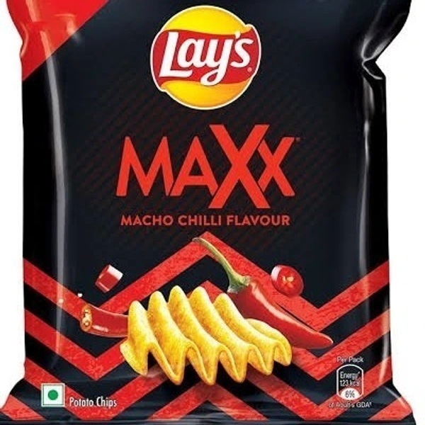 Lay's Maxx Macho Chilli Flavour, 22.5g