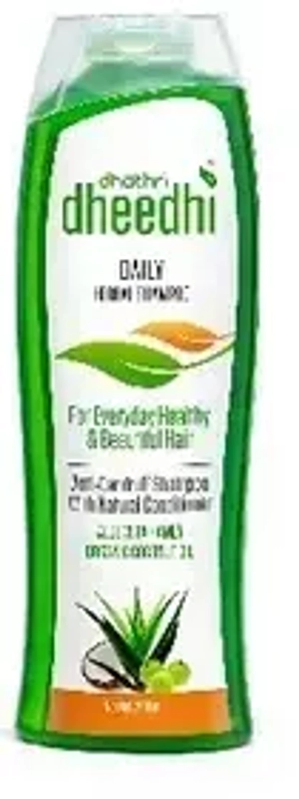 Dhathri Dheedhi Daily Herbal Shampoo Aleo Vera + Amla Organic Coconut Oil, 100ml