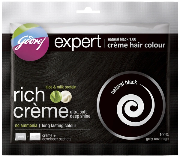Godrej New Expert Cream Hair Colour Black