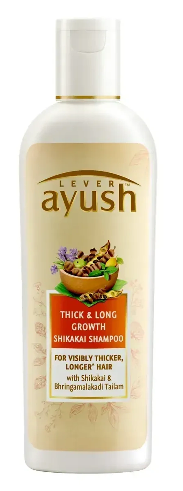 Lever Ayush Thick&Growth Shikakai Shamboo, 175ml