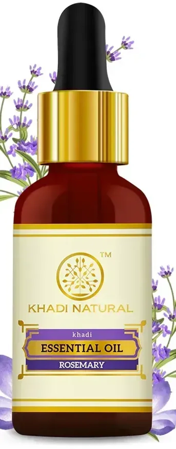 Khadi Herbal Rosemary Essential Oil, 15ml
